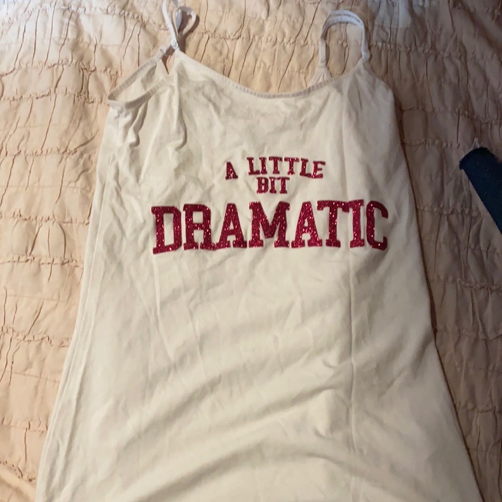 “a little bit dramatic” mean girls custom tank